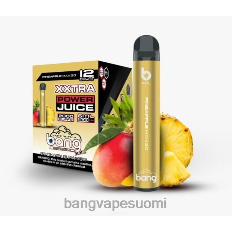 D0X2X21 Bang Vape XXL 2000 hengitystä ananas mango | Bang Vape Suomi